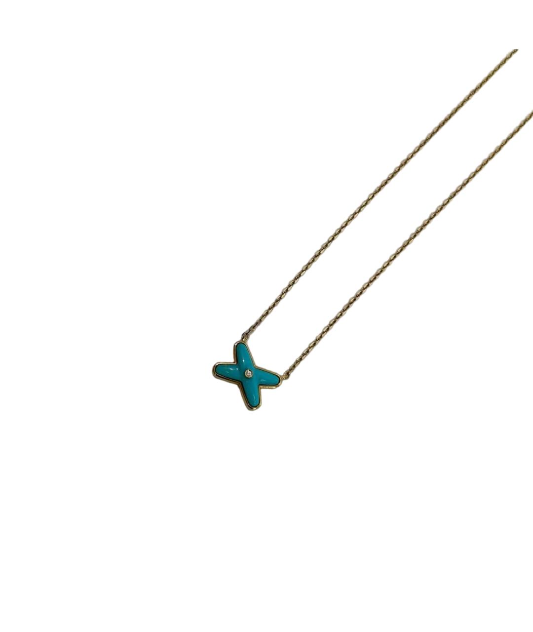 CHAUMET Бирюзовое колье из розового золота, фото 6