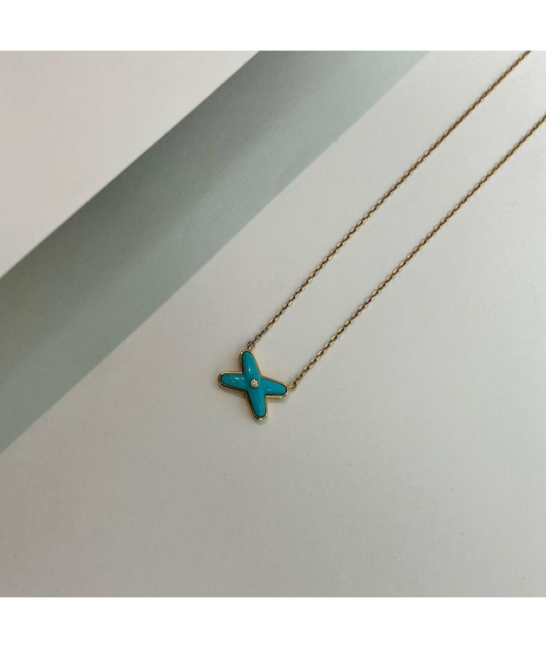 CHAUMET Бирюзовое колье из розового золота, фото 2