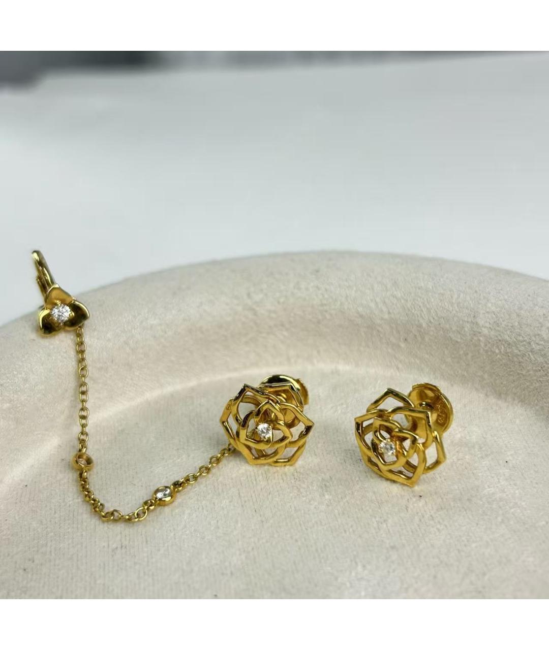 PIAGET Золотые серьги из розового золота, фото 3