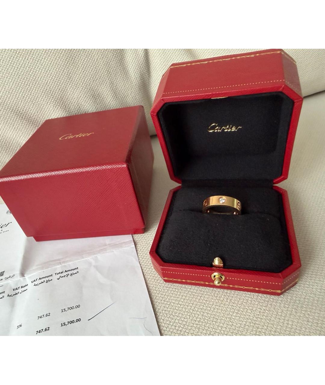 CARTIER Золотое кольцо из розового золота, фото 5
