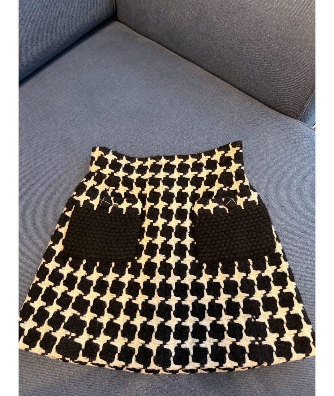 CHANEL Шерстяная юбка мини, фото 5