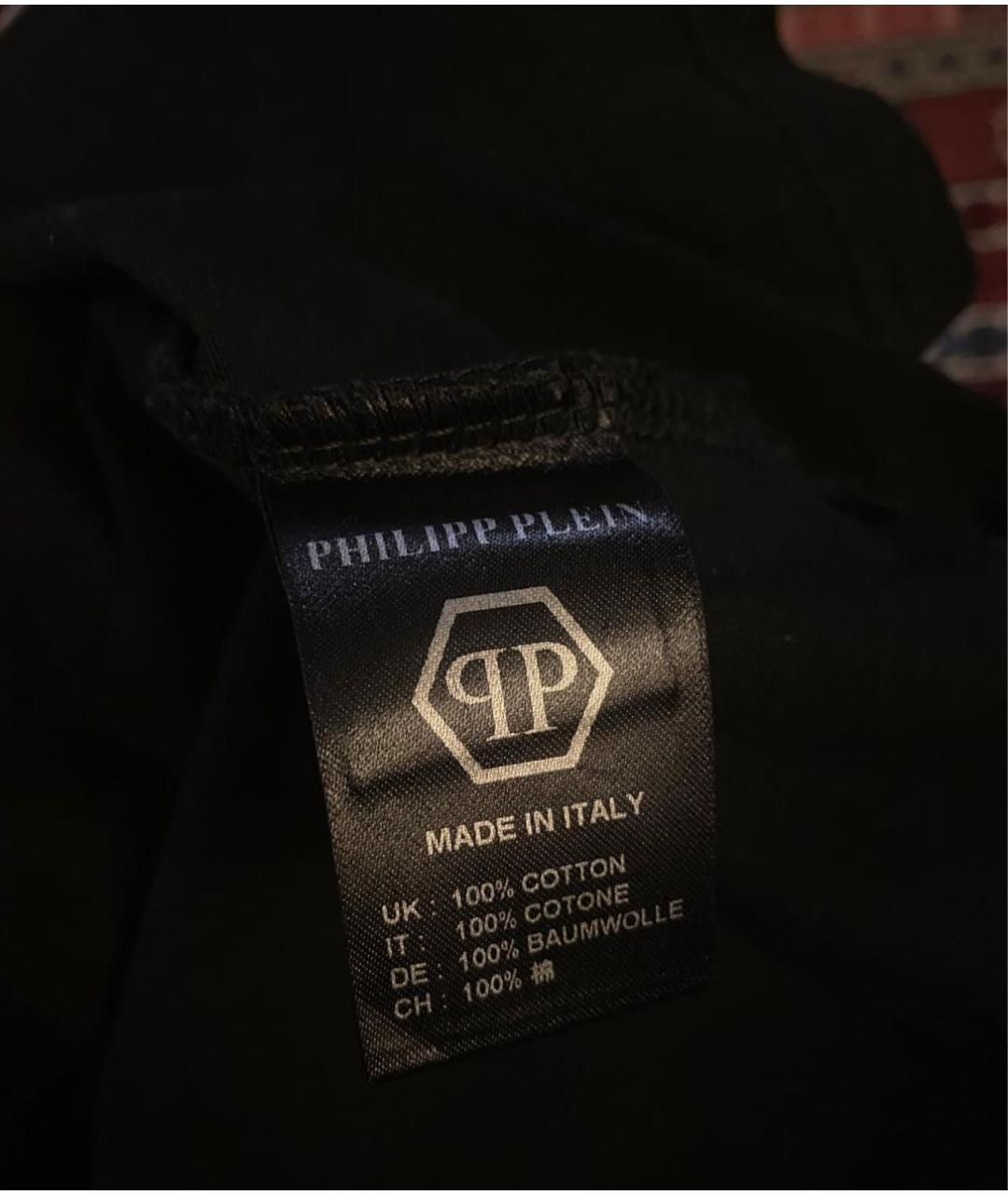 PHILIPP PLEIN Черная хлопковая футболка, фото 4