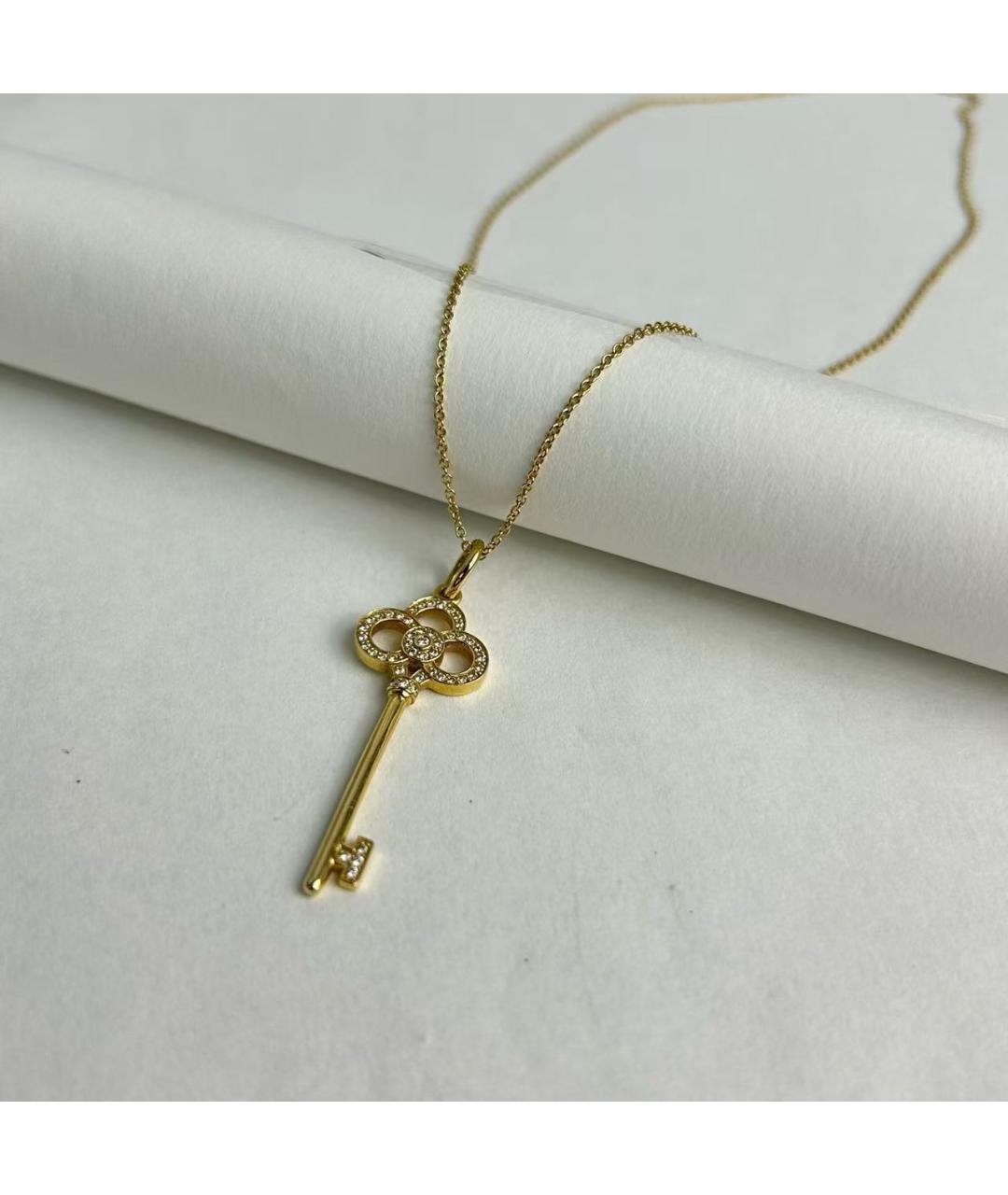 TIFFANY&CO Золотая подвеска из желтого золота, фото 3