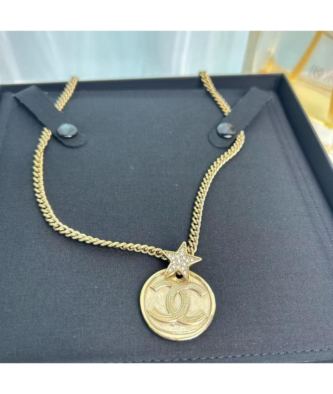 CHANEL Золотое колье, фото 2