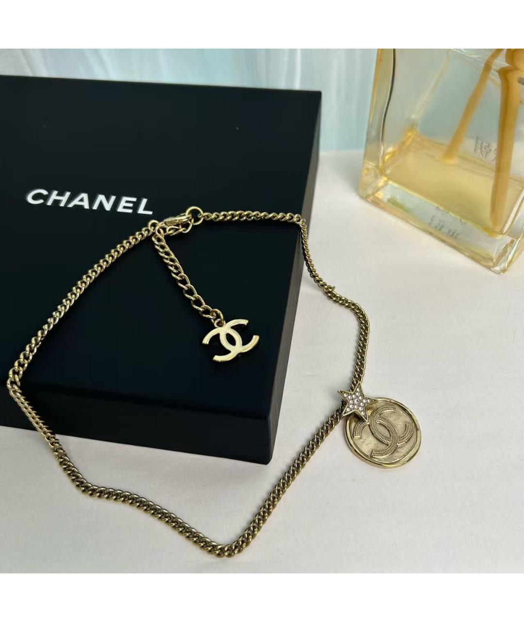 CHANEL Золотое колье, фото 3