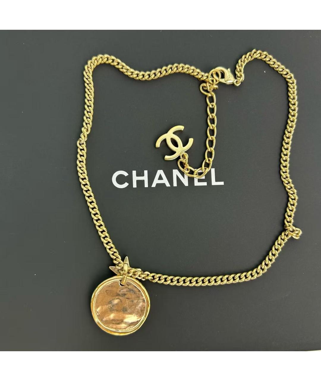 CHANEL Золотое колье, фото 4