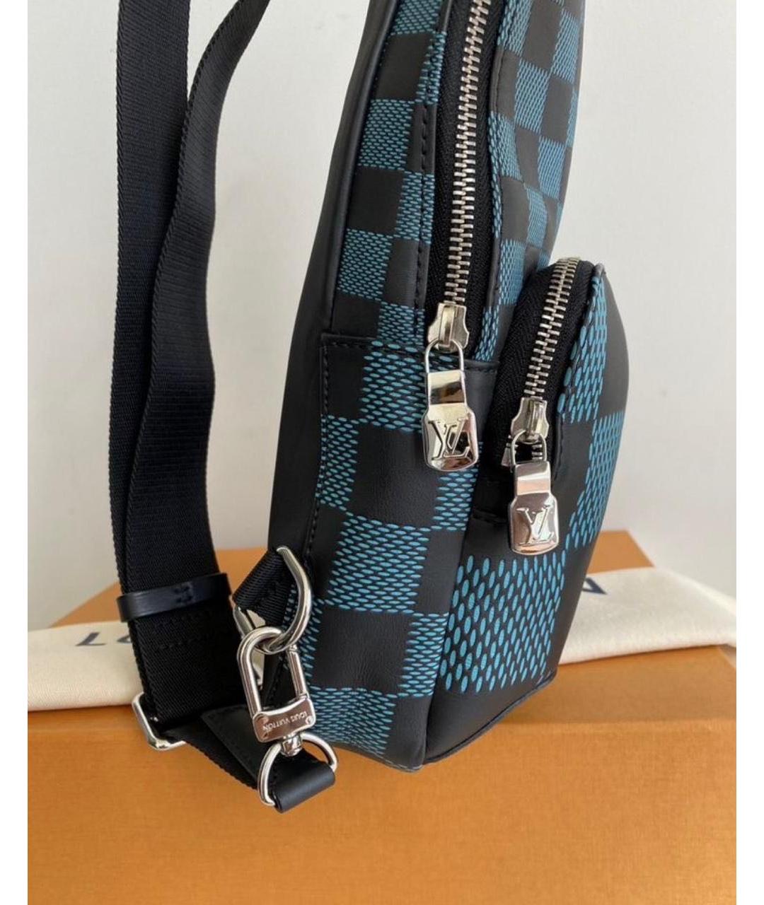 LOUIS VUITTON Бирюзовая кожаная сумка на плечо, фото 4