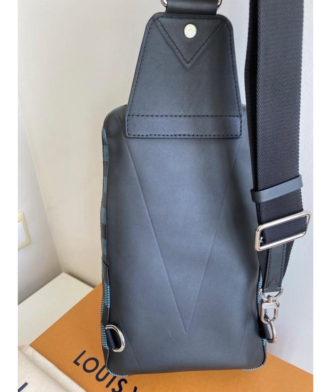 LOUIS VUITTON Бирюзовая кожаная сумка на плечо, фото 2