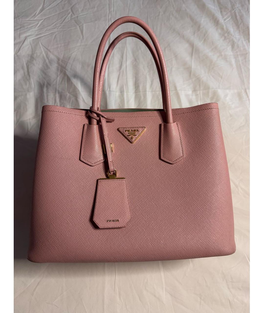 PRADA Розовая сумка тоут, фото 9