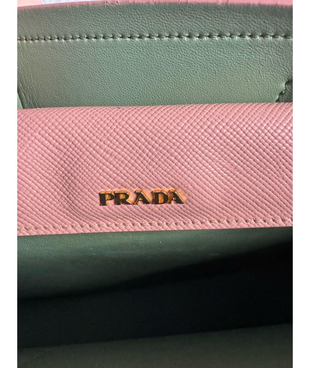 PRADA Розовая сумка тоут, фото 4