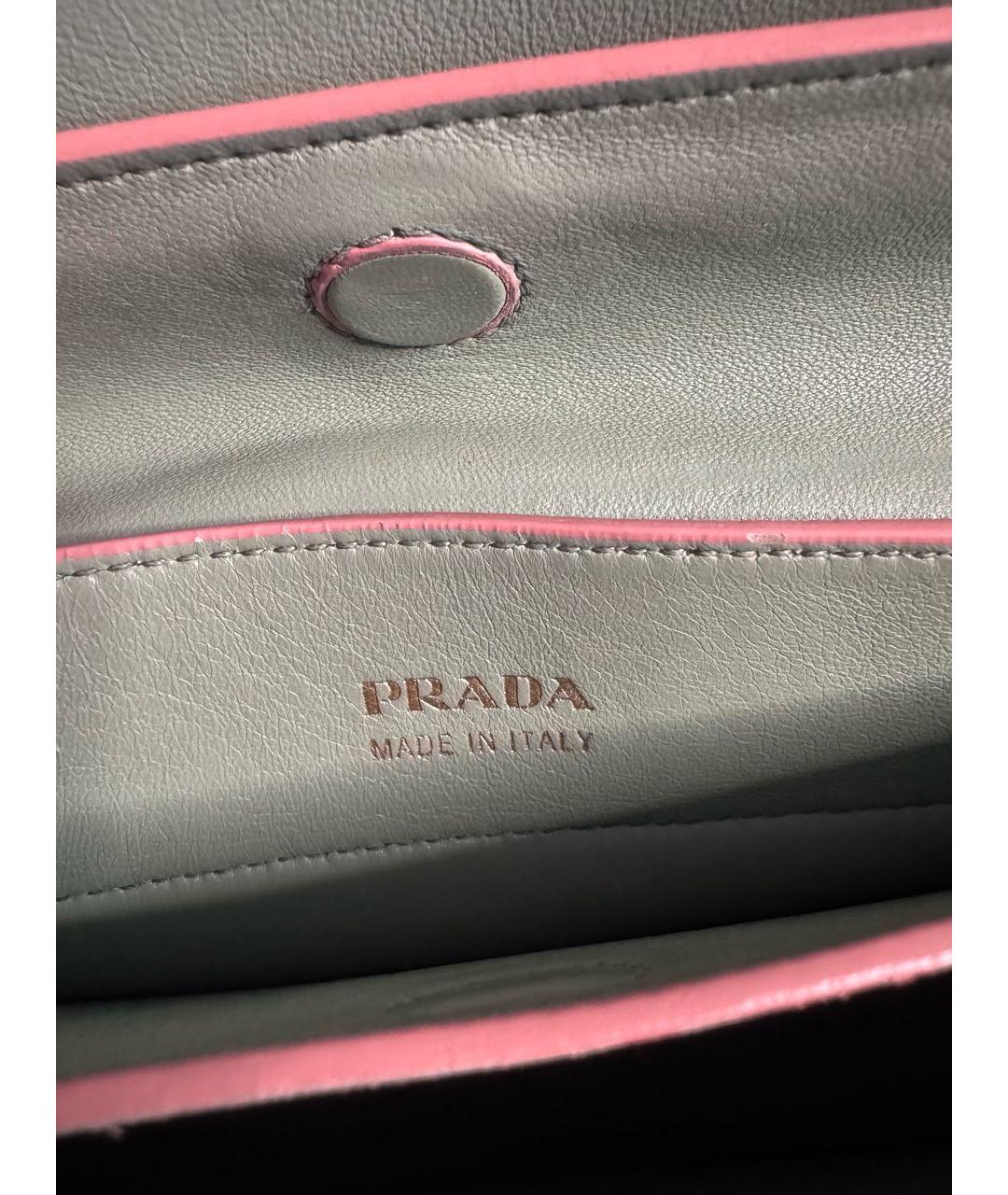 PRADA Розовая сумка тоут, фото 8
