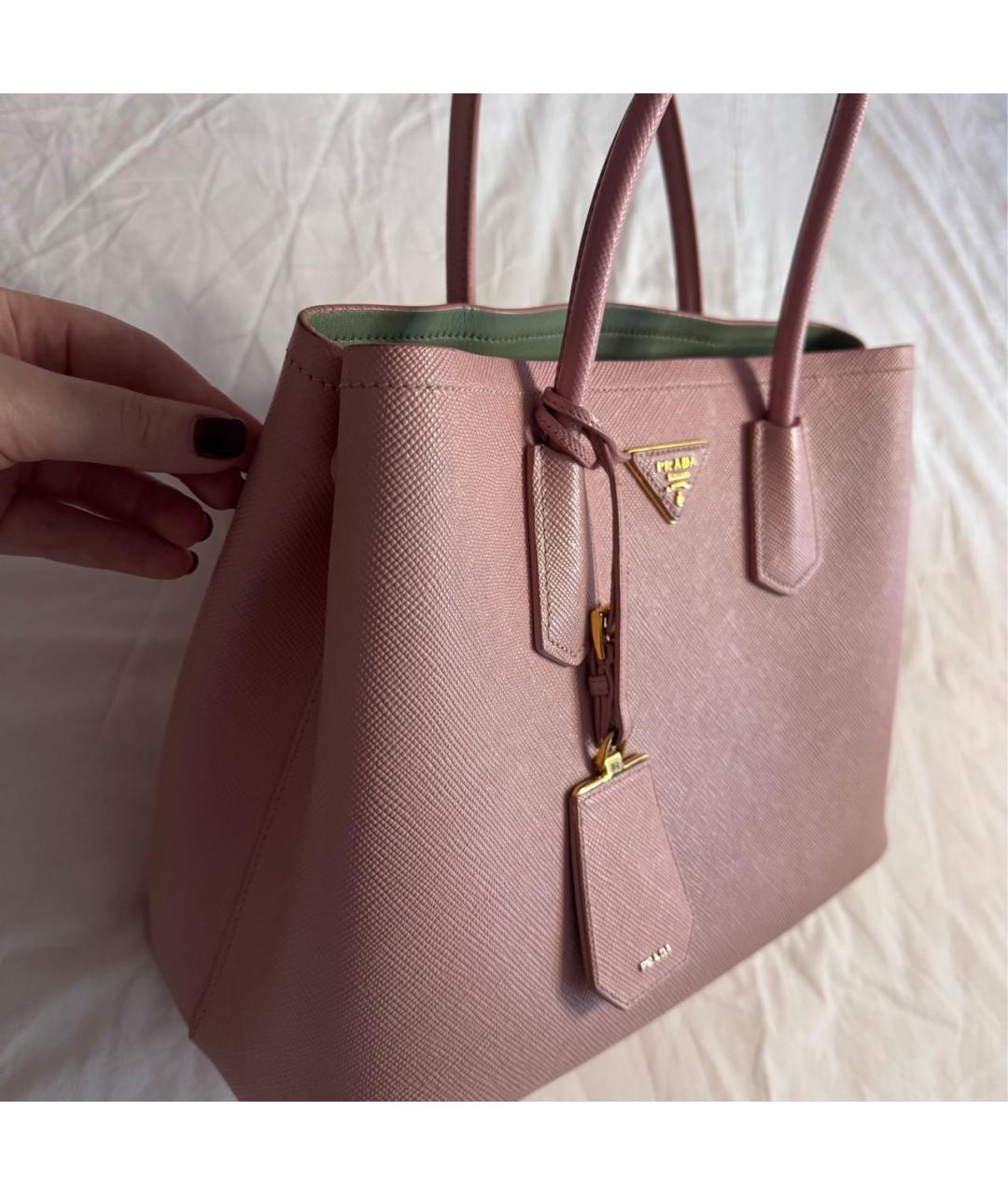 PRADA Розовая сумка тоут, фото 2