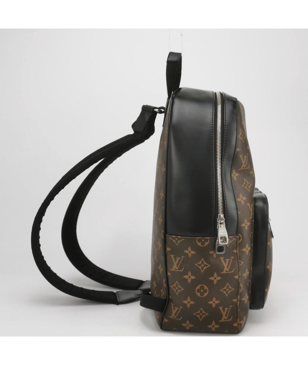 LOUIS VUITTON Коричневый кожаный рюкзак, фото 3