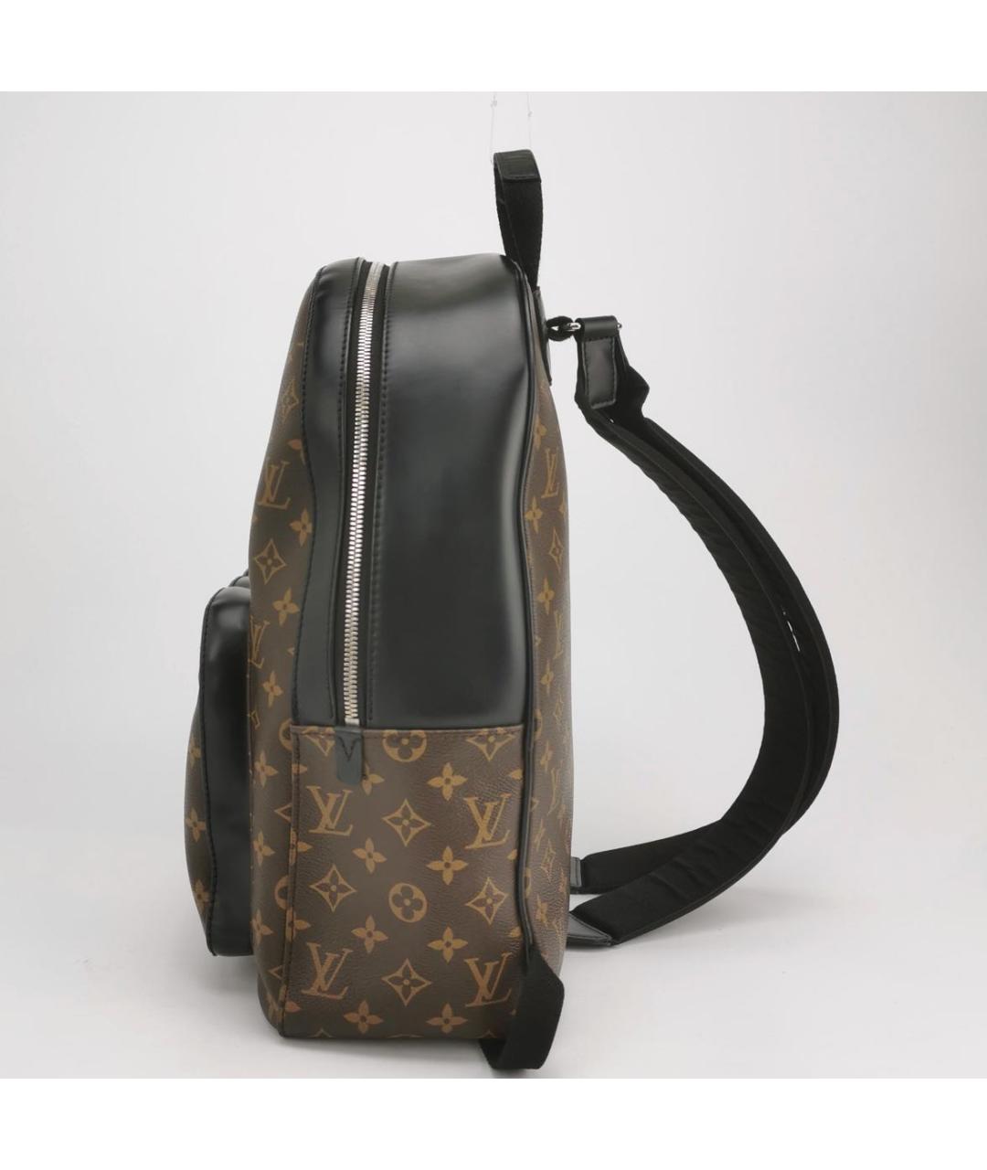 LOUIS VUITTON Коричневый кожаный рюкзак, фото 2