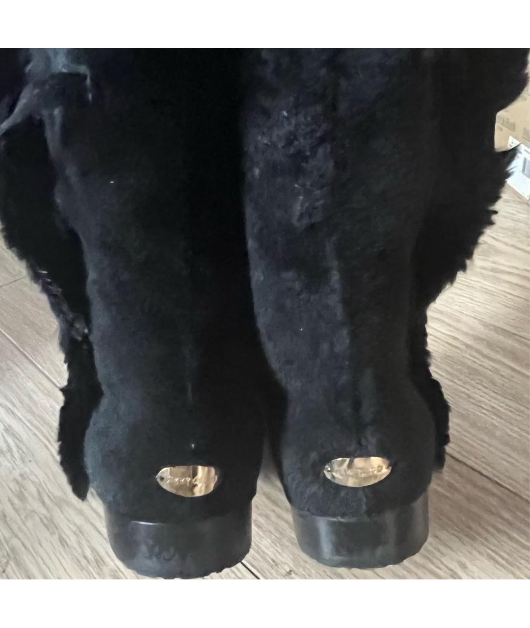 JIMMY CHOO Черные сапоги, фото 3