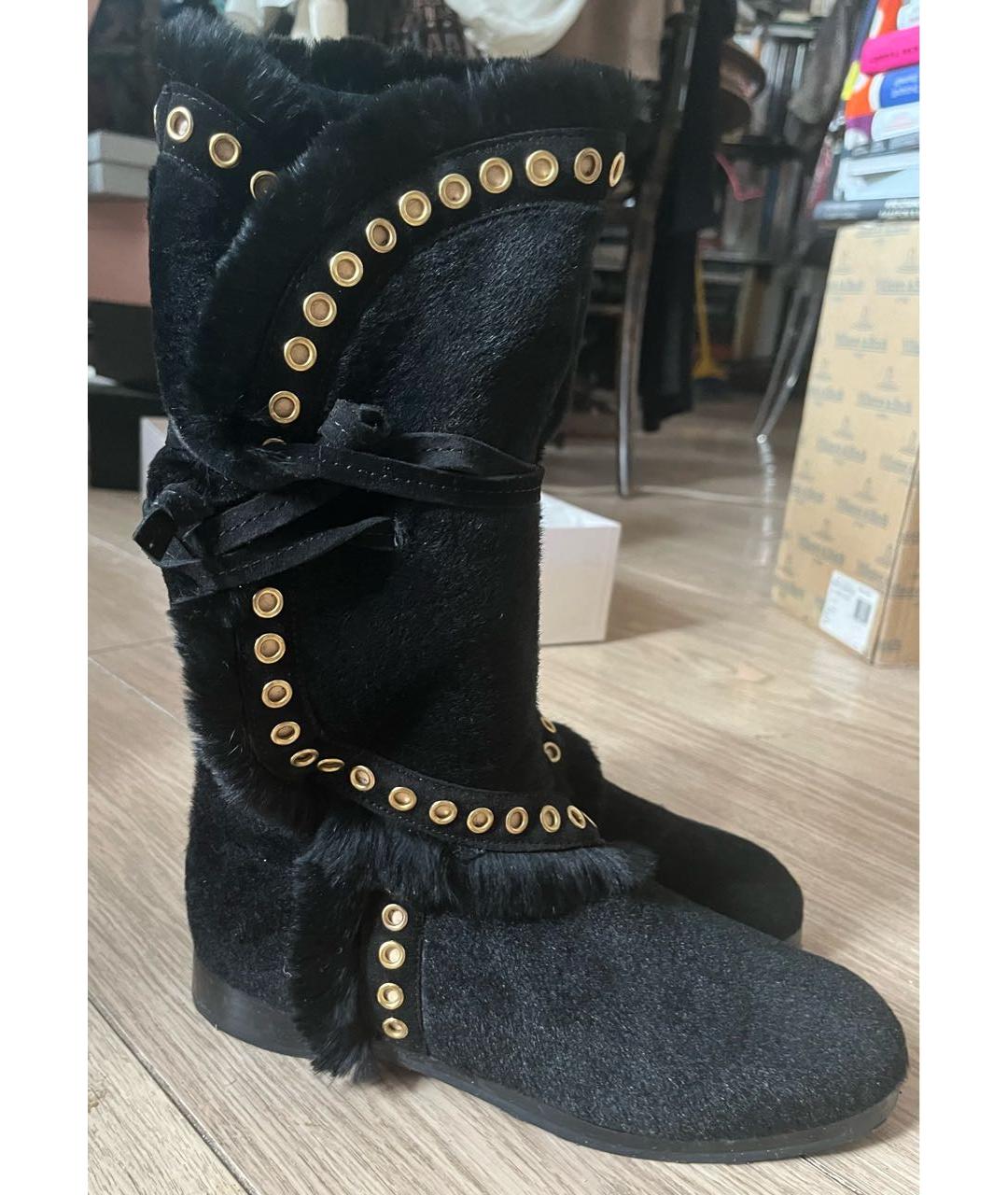 JIMMY CHOO Черные сапоги, фото 8