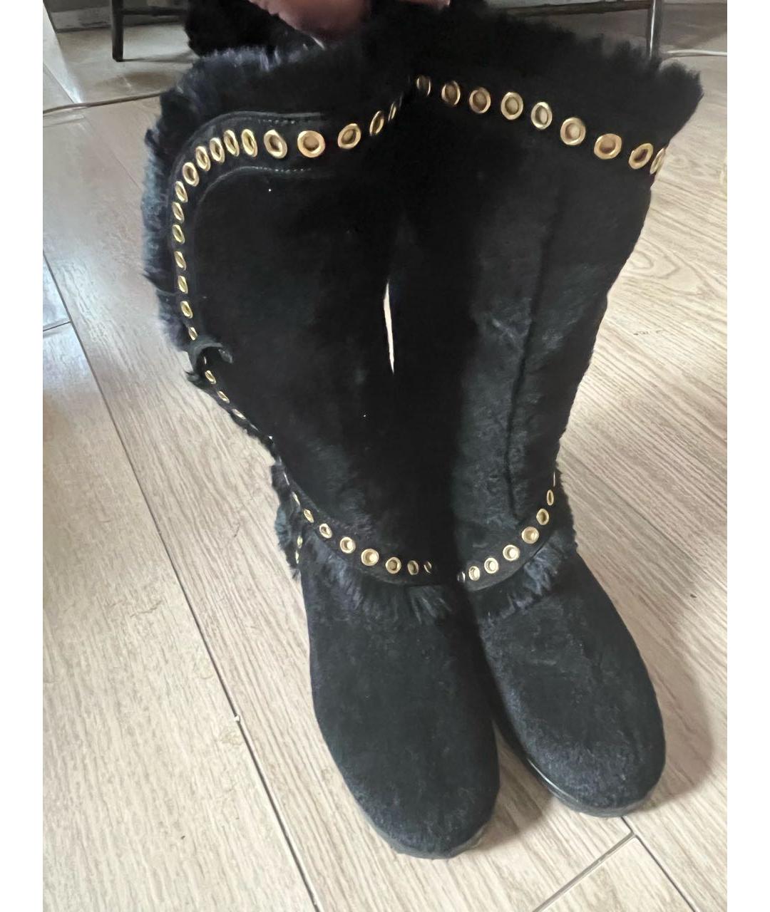 JIMMY CHOO Черные сапоги, фото 5