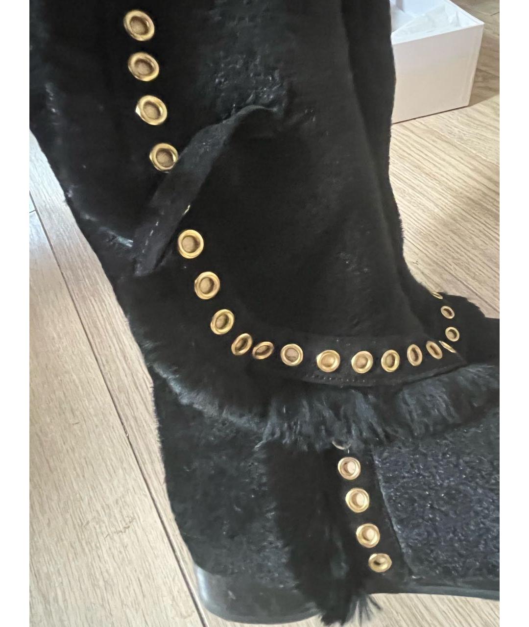 JIMMY CHOO Черные сапоги, фото 6