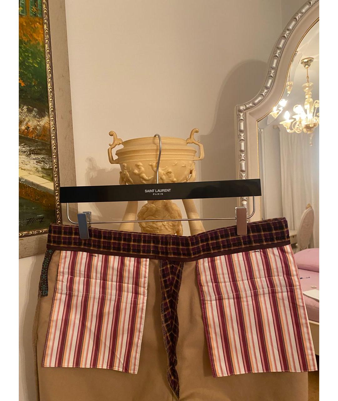 ETRO Мульти велюровые брюки чинос, фото 5