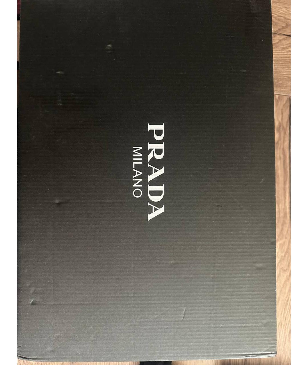 PRADA Белые неопреновые кроссовки, фото 3