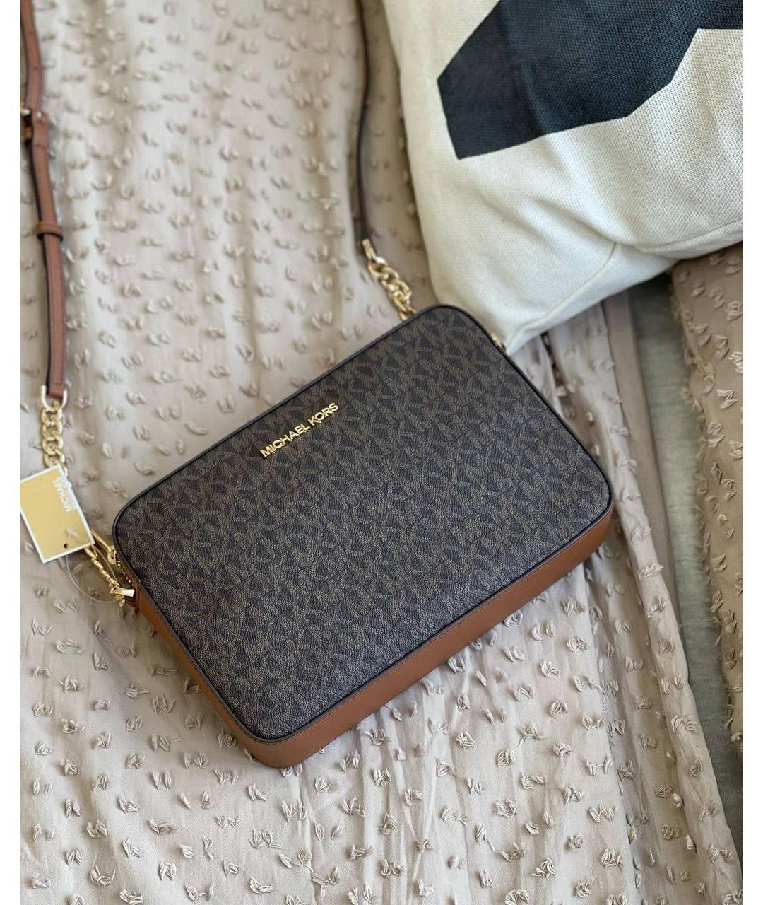 MICHAEL KORS Коричневая сумка через плечо, фото 5