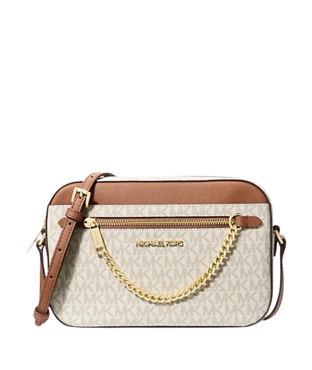 MICHAEL KORS Бежевая сумка через плечо, фото 1