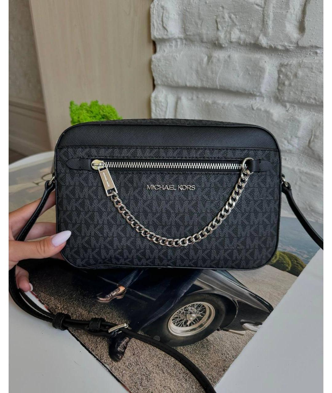 MICHAEL KORS Черная сумка через плечо, фото 5