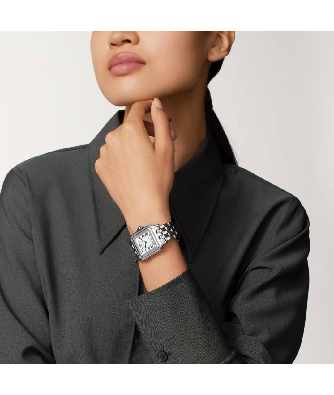 CARTIER Серебряные металлические часы, фото 2
