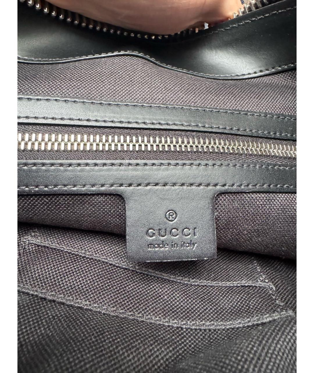 GUCCI Серая кожаная поясная сумка, фото 3