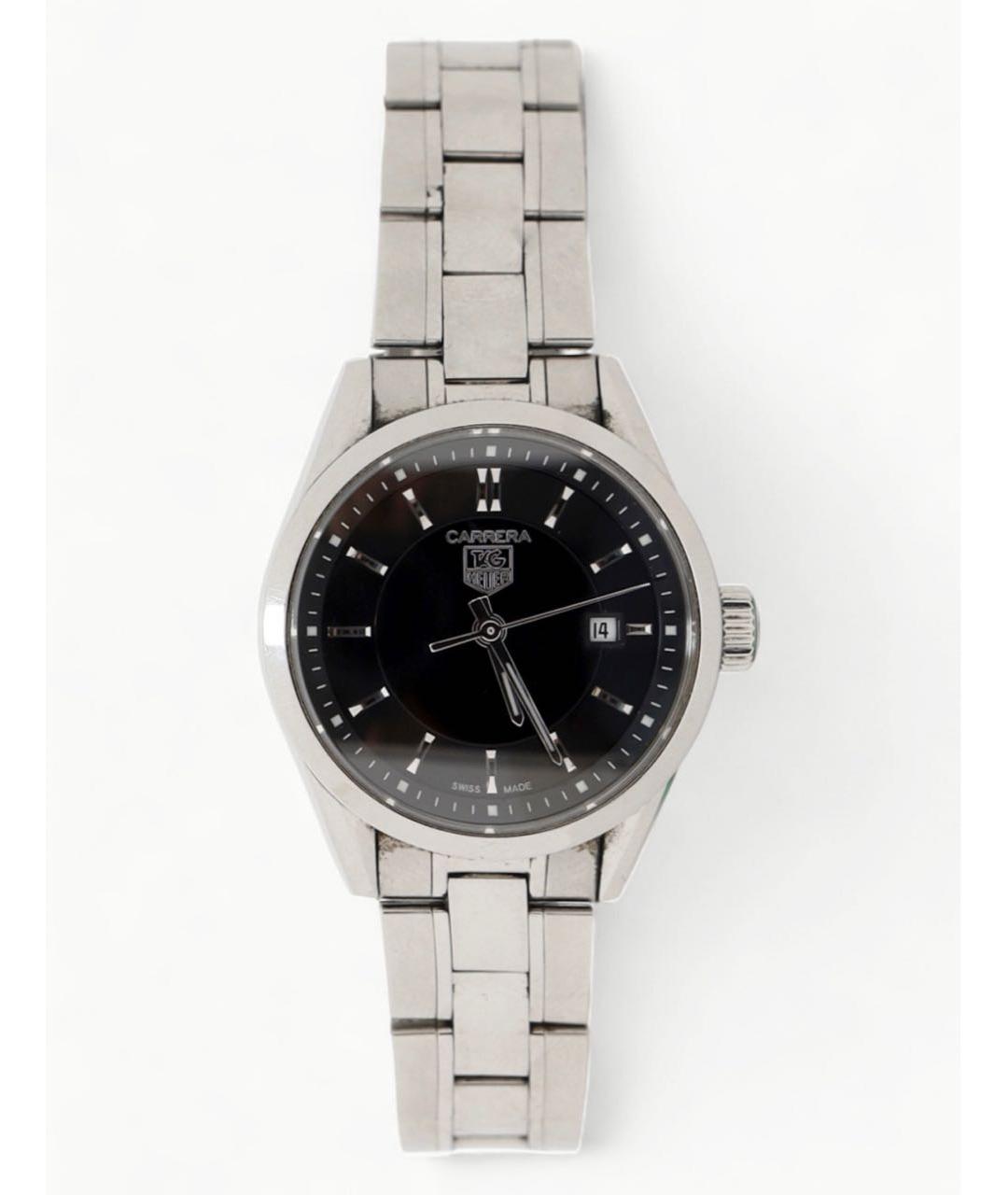TAG HEUER Серебряные металлические часы, фото 7