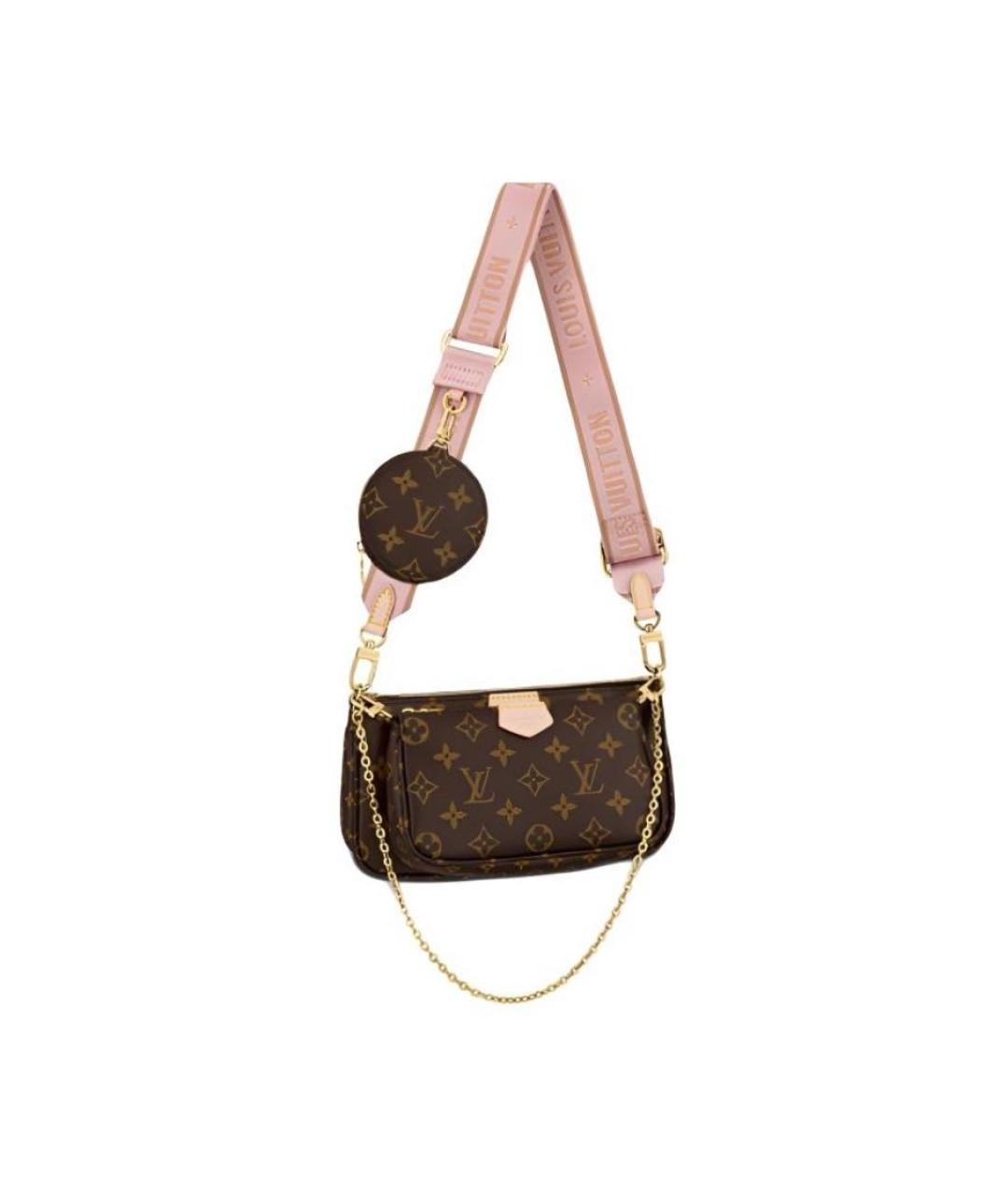 LOUIS VUITTON Коричневая сумка через плечо, фото 1