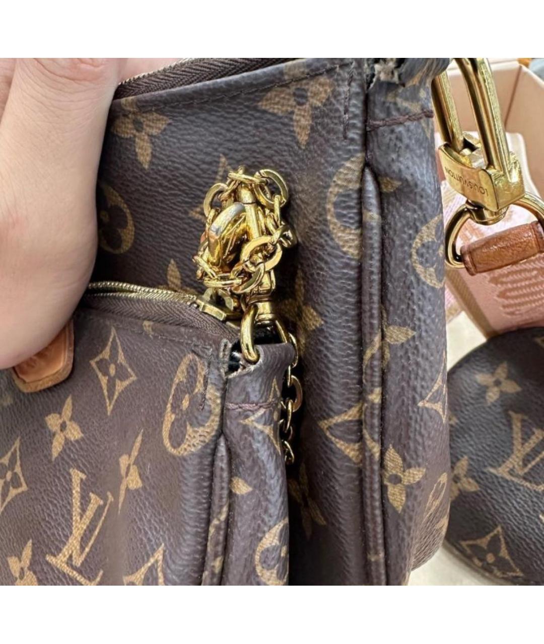 LOUIS VUITTON Коричневая сумка через плечо, фото 5