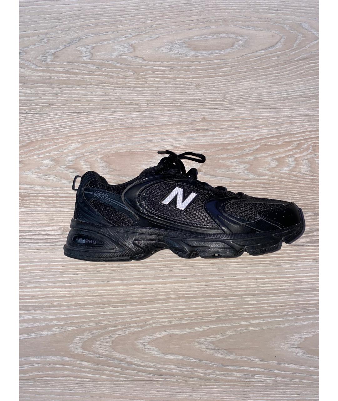 NEW BALANCE Черные синтетические низкие кроссовки / кеды, фото 9