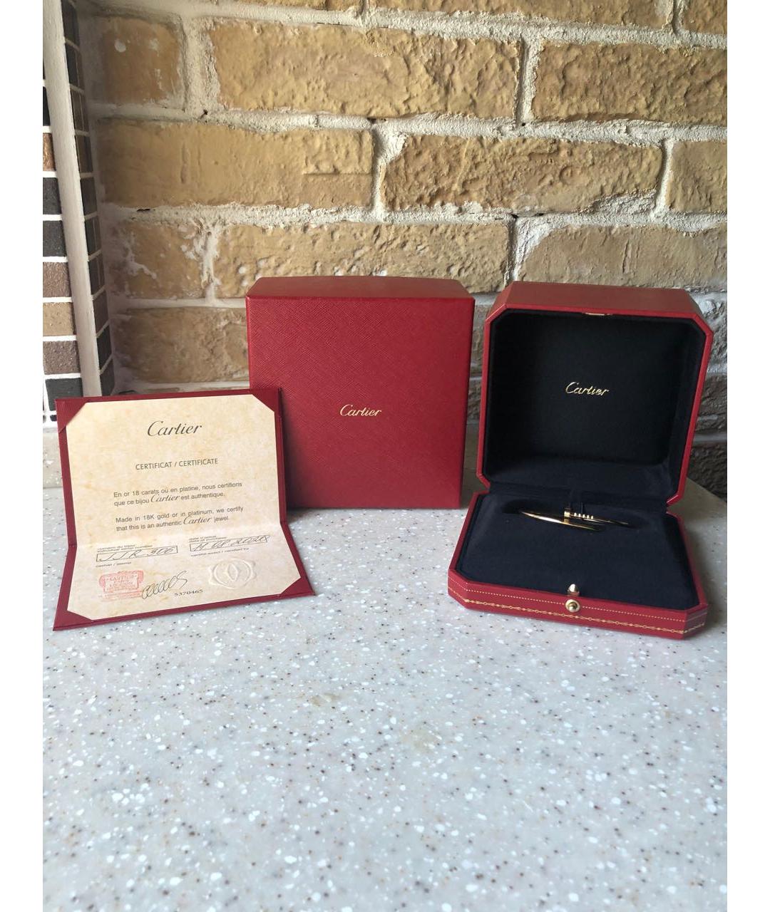 CARTIER Золотой браслет из желтого золота, фото 2
