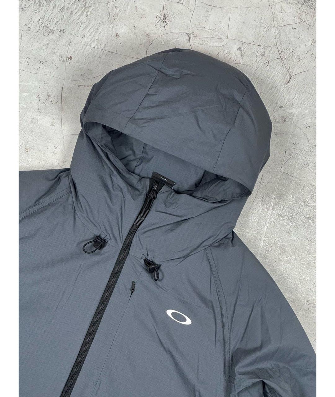 OAKLEY Серый полиэстеровый пуховик, фото 4