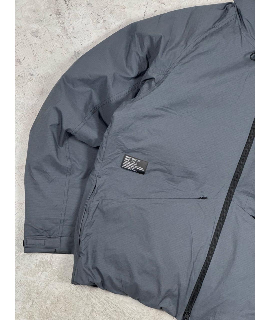 OAKLEY Серый полиэстеровый пуховик, фото 5