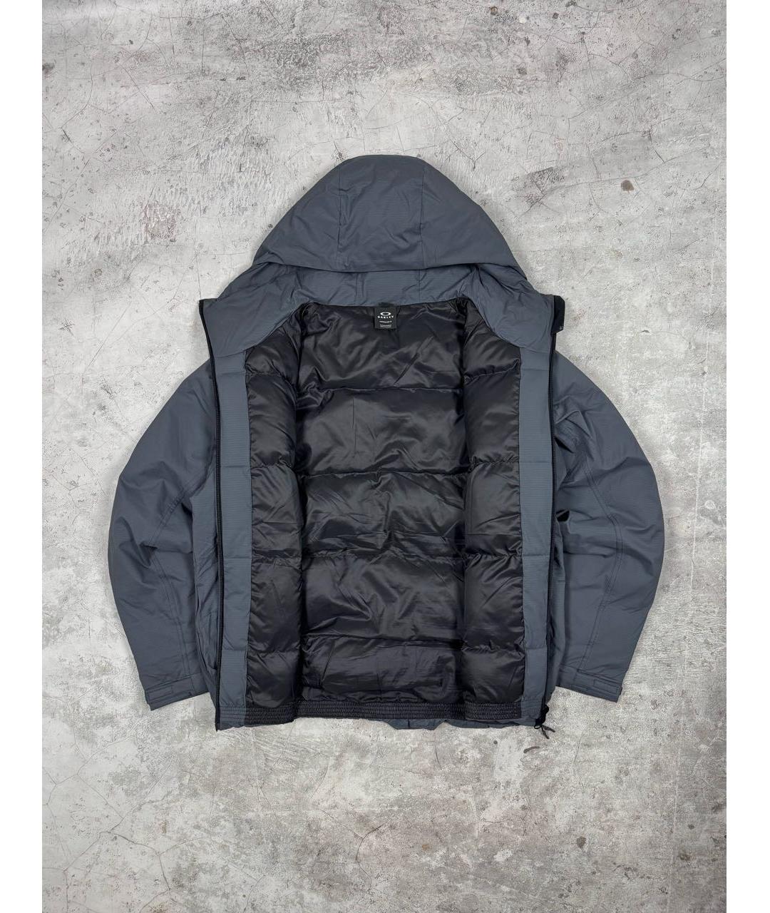 OAKLEY Серый полиэстеровый пуховик, фото 2