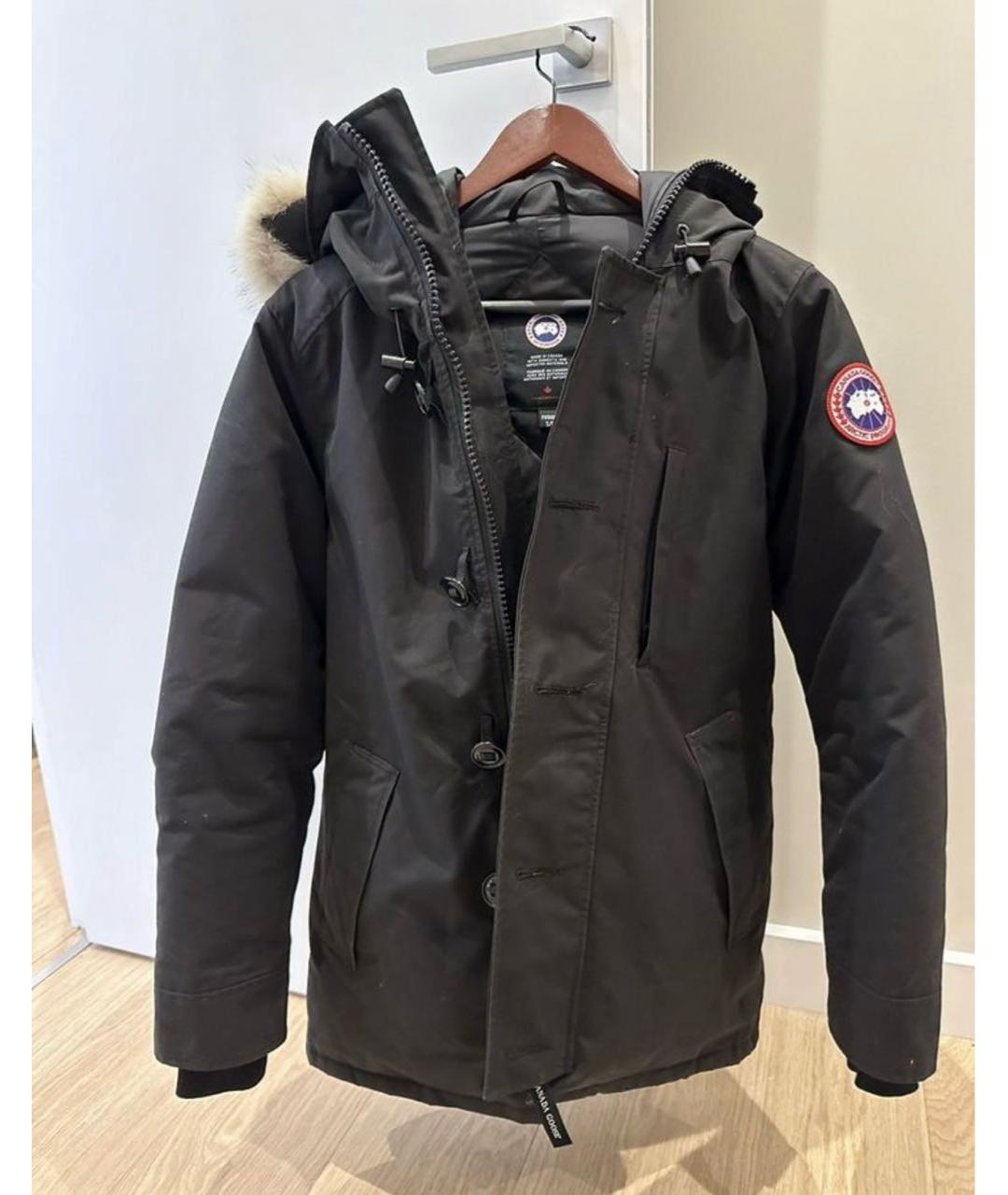 CANADA GOOSE Черная синтетическая парка, фото 5