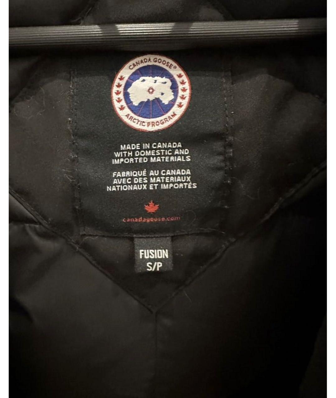 CANADA GOOSE Черная синтетическая парка, фото 3