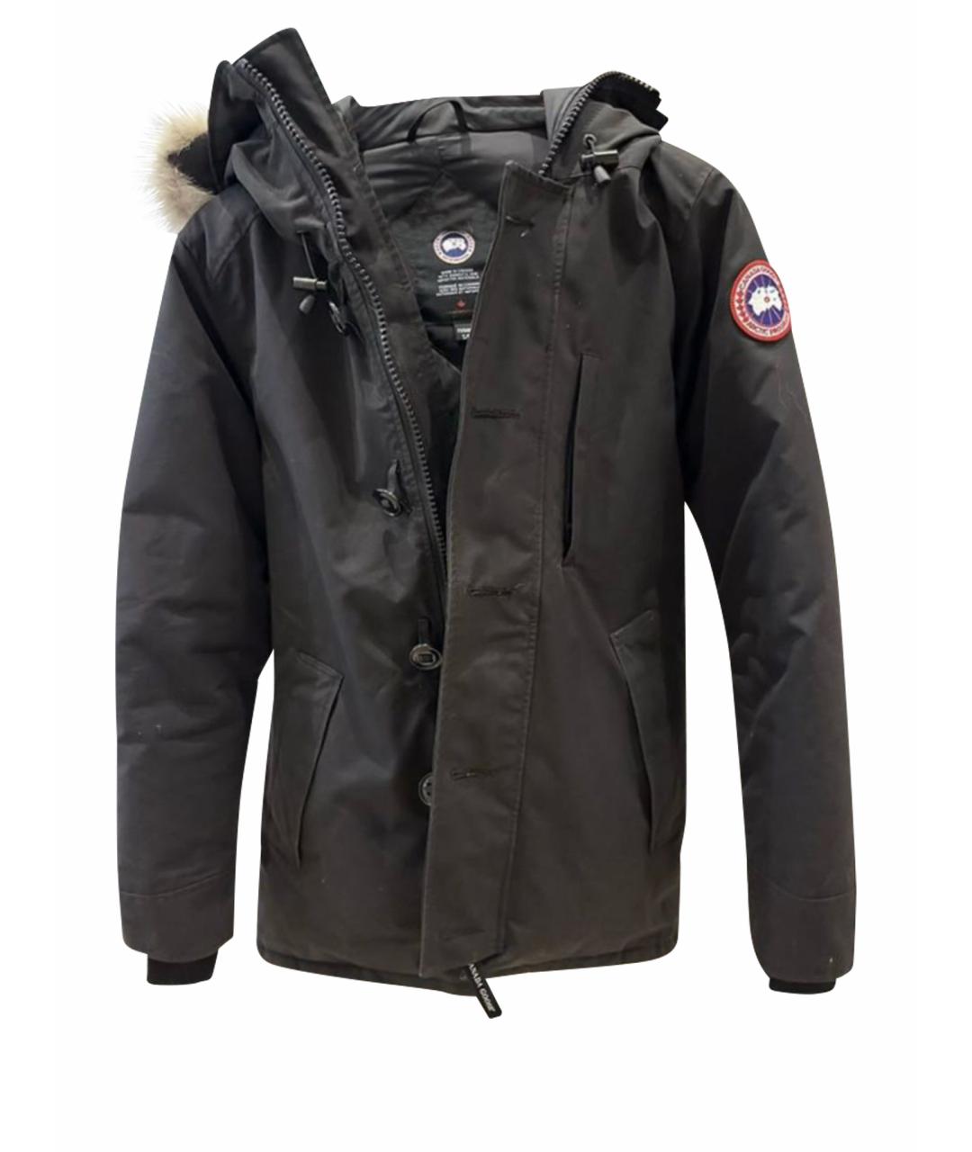 CANADA GOOSE Черная синтетическая парка, фото 1