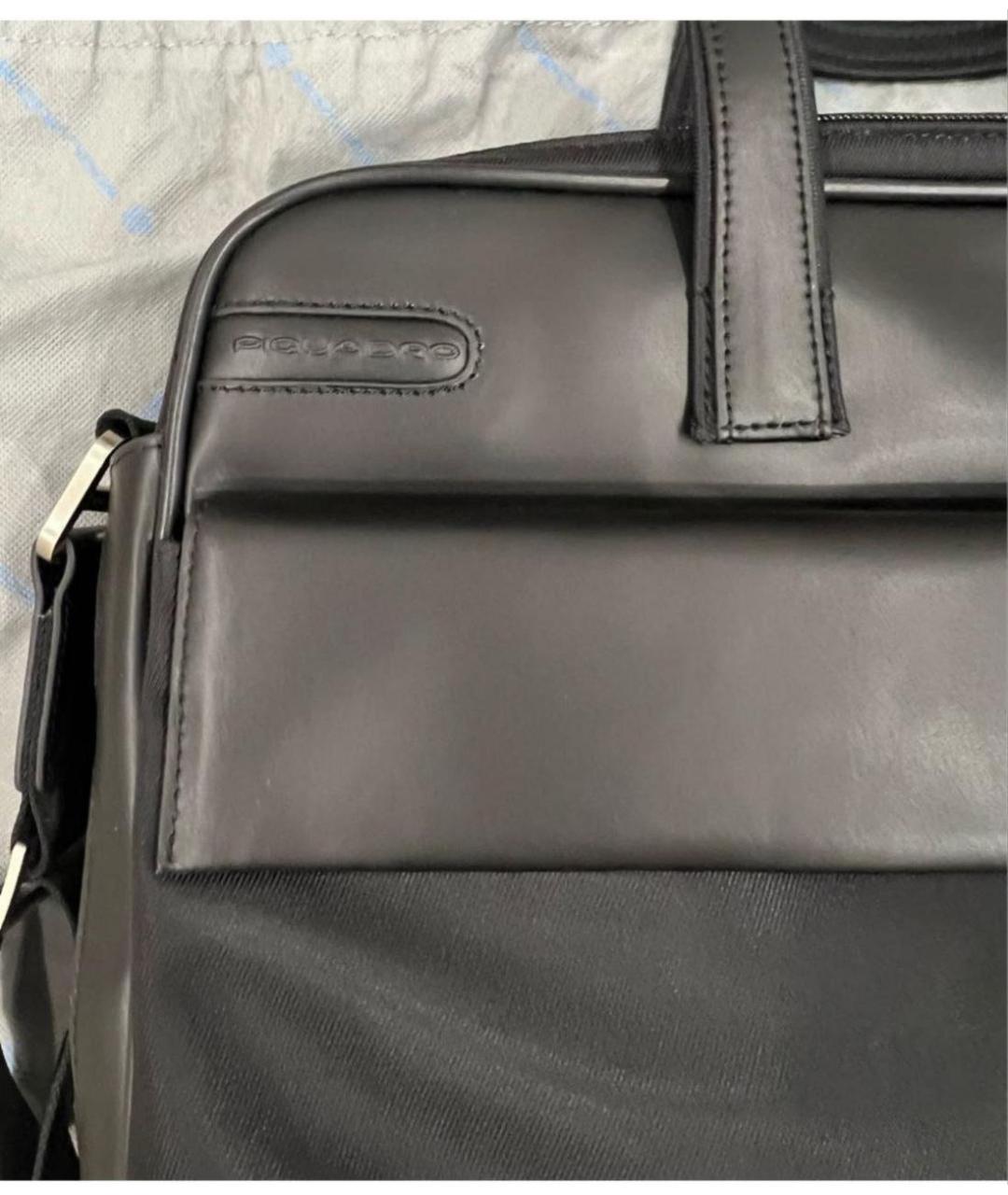 PIQUADRO Черный портфель, фото 4