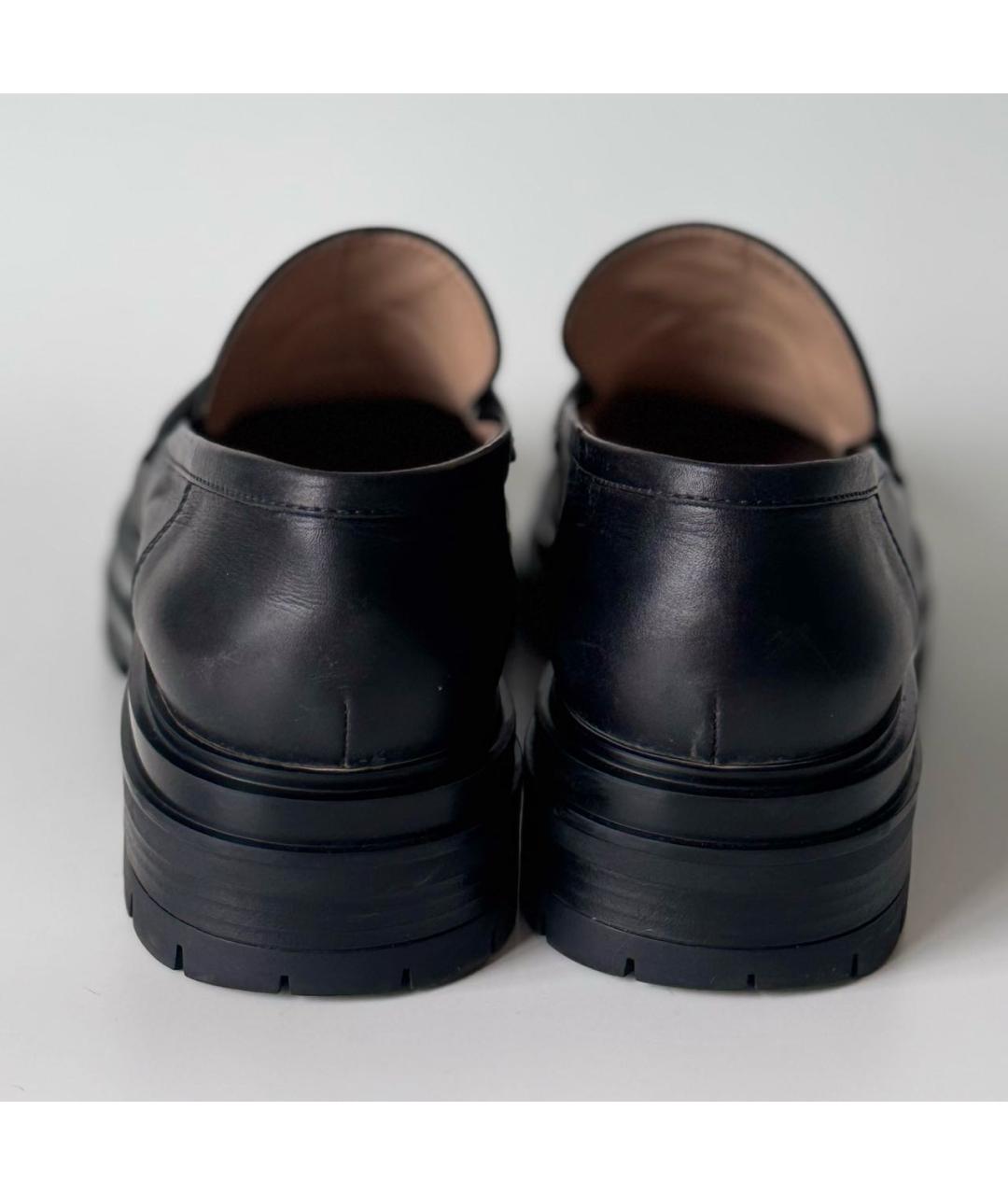 GIANVITO ROSSI Черные кожаные лоферы, фото 4