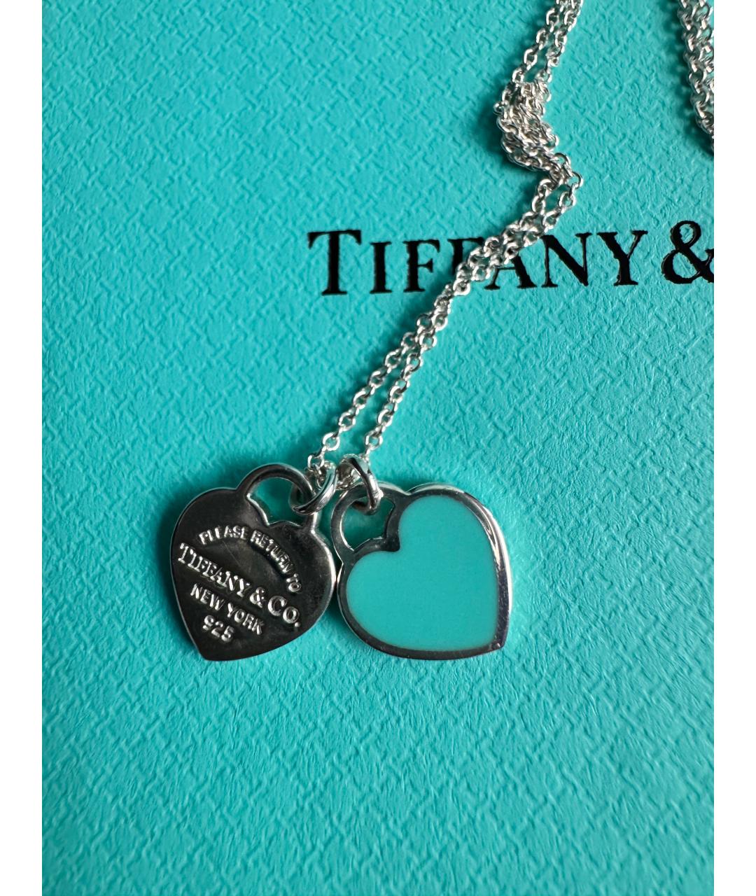 TIFFANY&CO Серебряная серебряная подвеска, фото 4