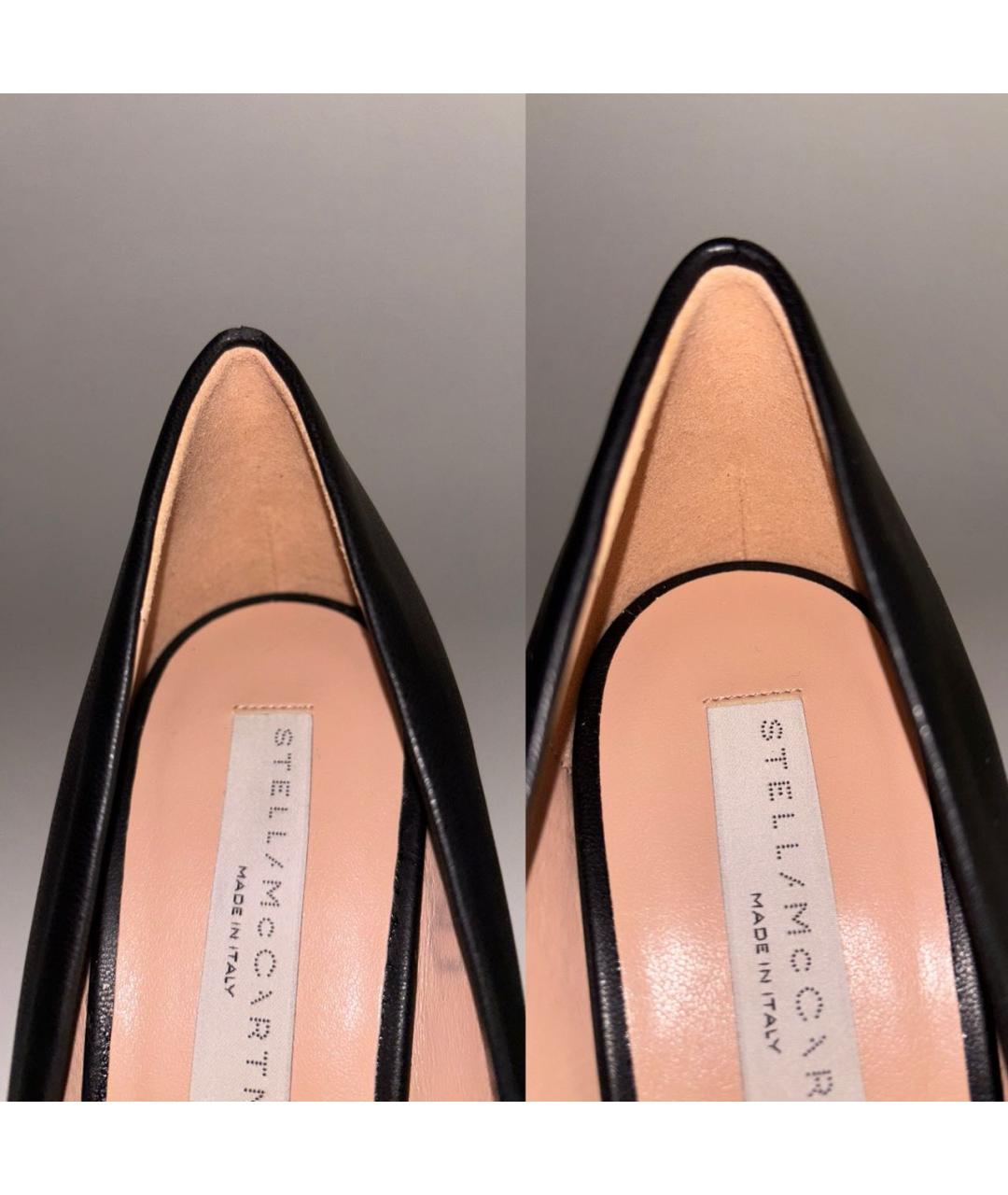 STELLA MCCARTNEY Черные кожаные туфли, фото 5