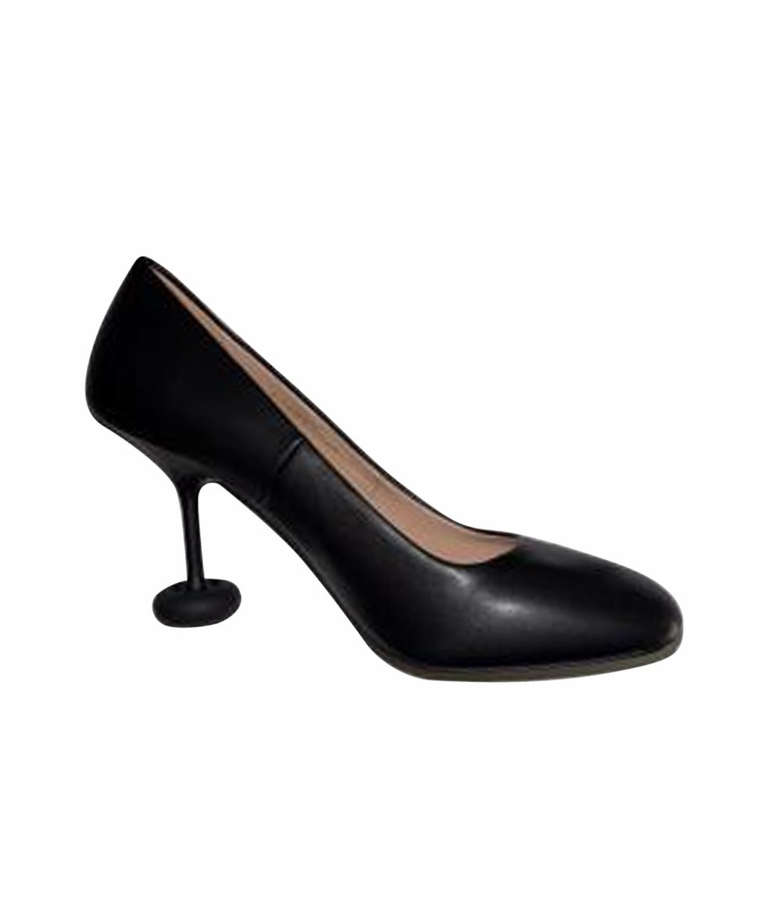 STELLA MCCARTNEY Черные кожаные туфли, фото 1