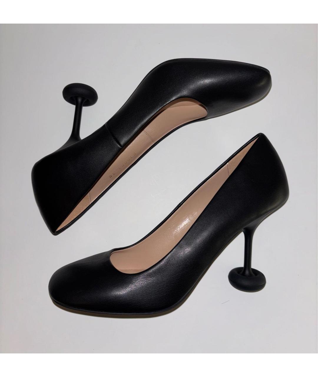 STELLA MCCARTNEY Черные кожаные туфли, фото 2