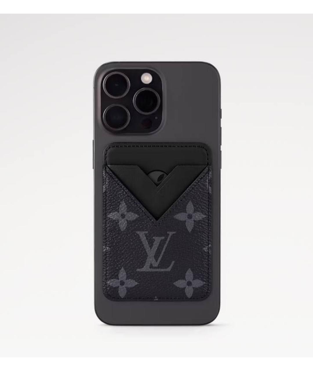 LOUIS VUITTON Черный кардхолдер, фото 4