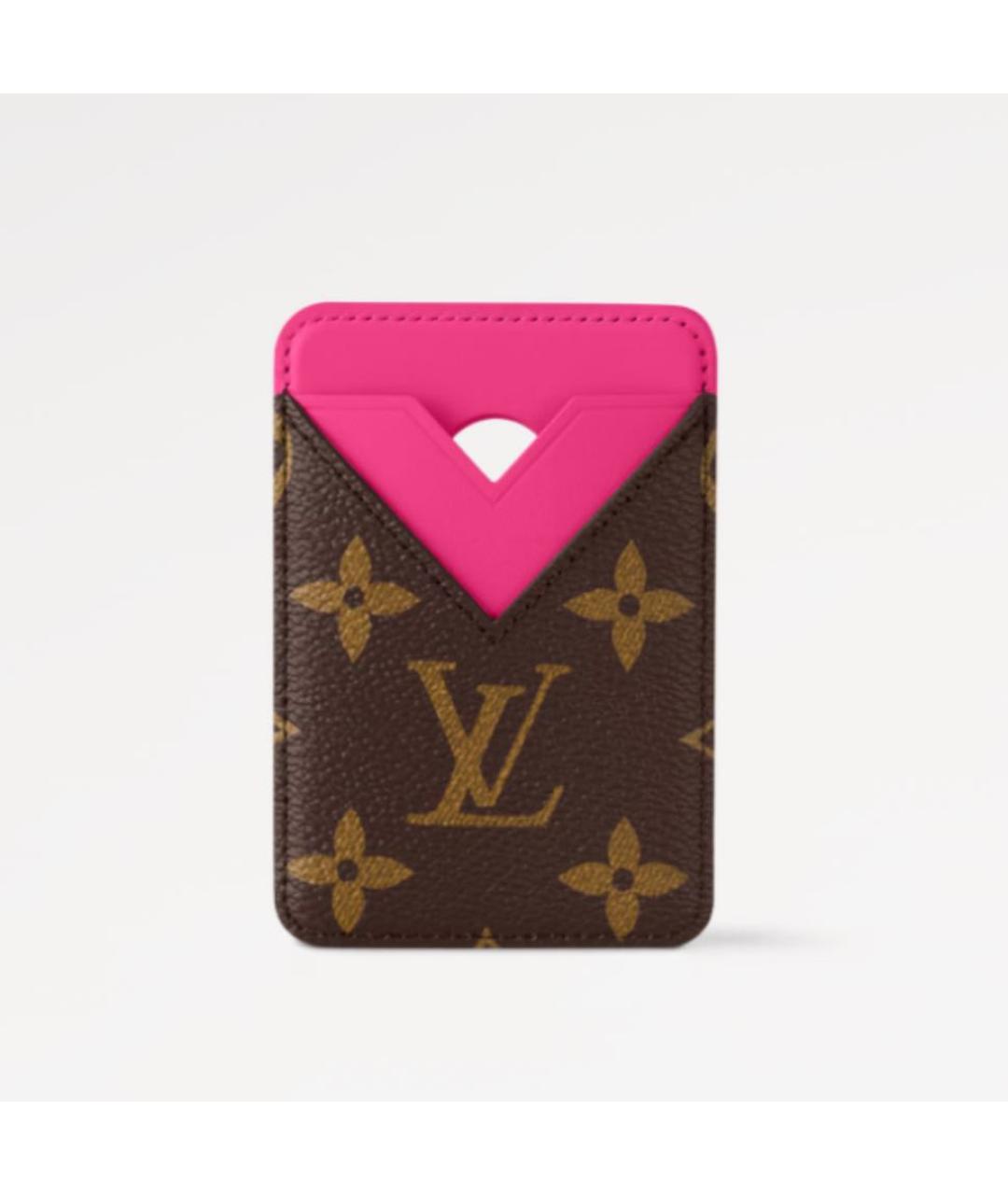 LOUIS VUITTON Розовый кардхолдер, фото 4
