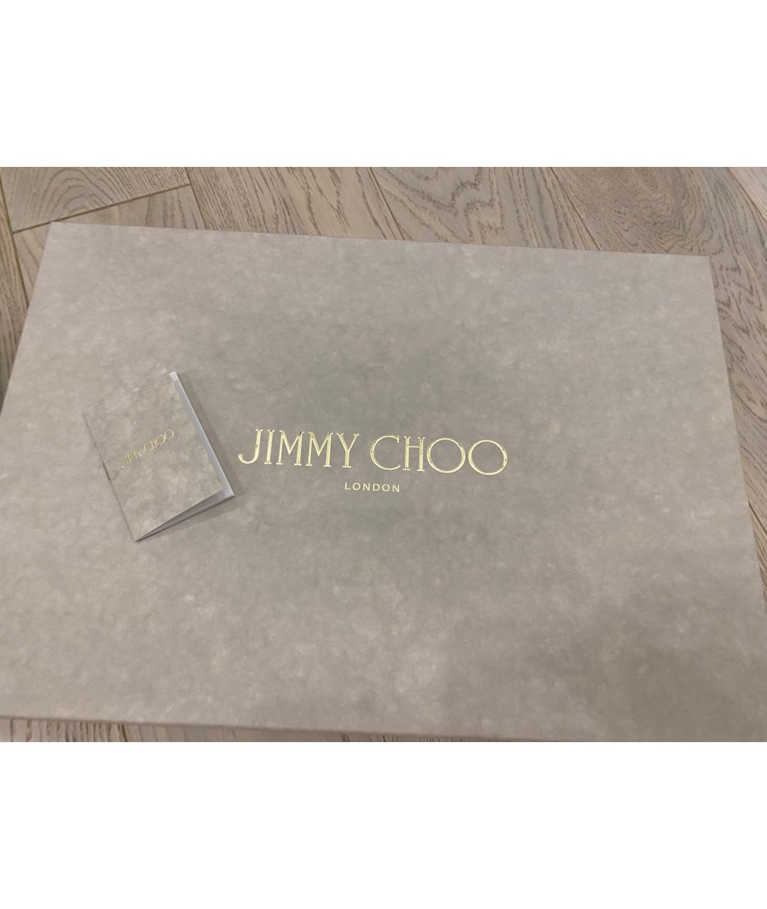 JIMMY CHOO Черные кожаные ботинки, фото 8