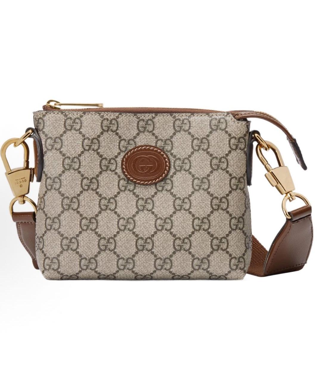 GUCCI Кожаная сумка через плечо, фото 9